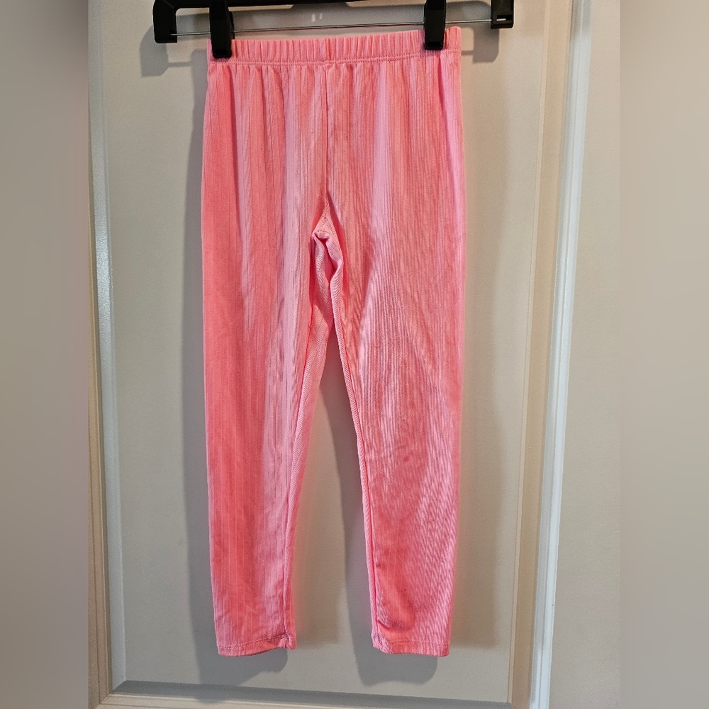 sz 6x Young Hearts pink leggings #barbiecore‎ Valentine's Day